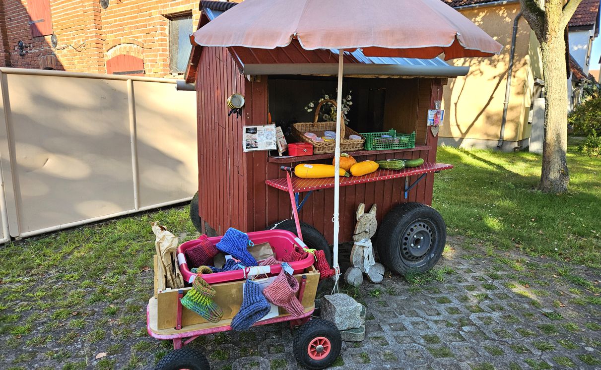 Gemüsestand in Semlin