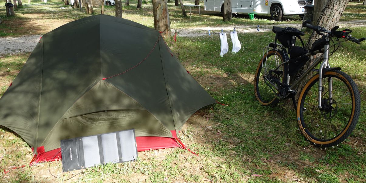 Pausentag am Campingplatz