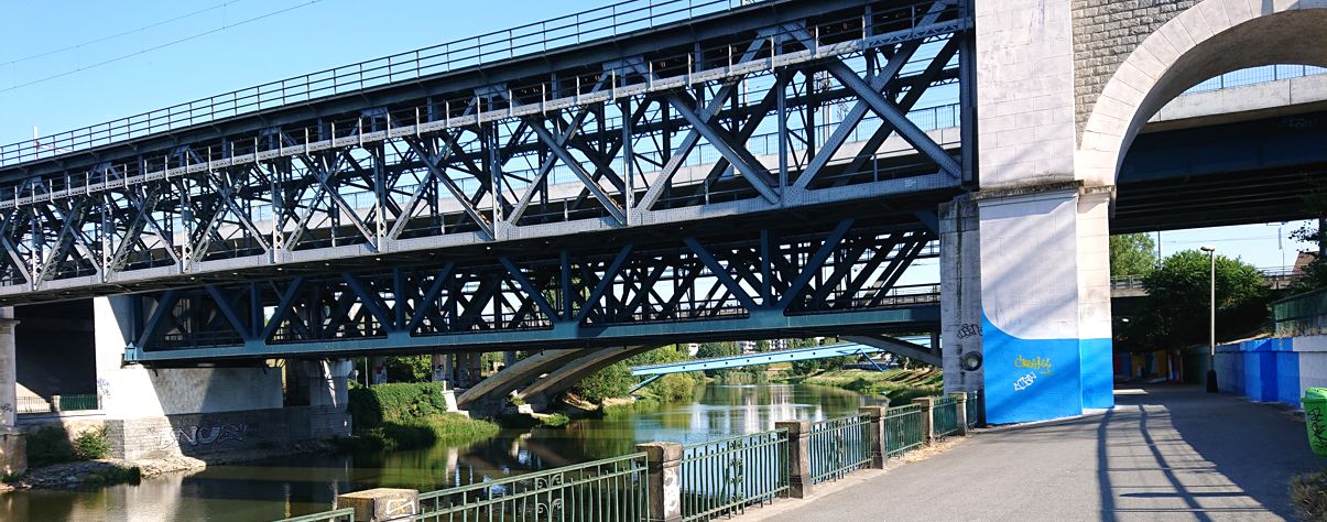 Pilsen Eisenbahnbrücke