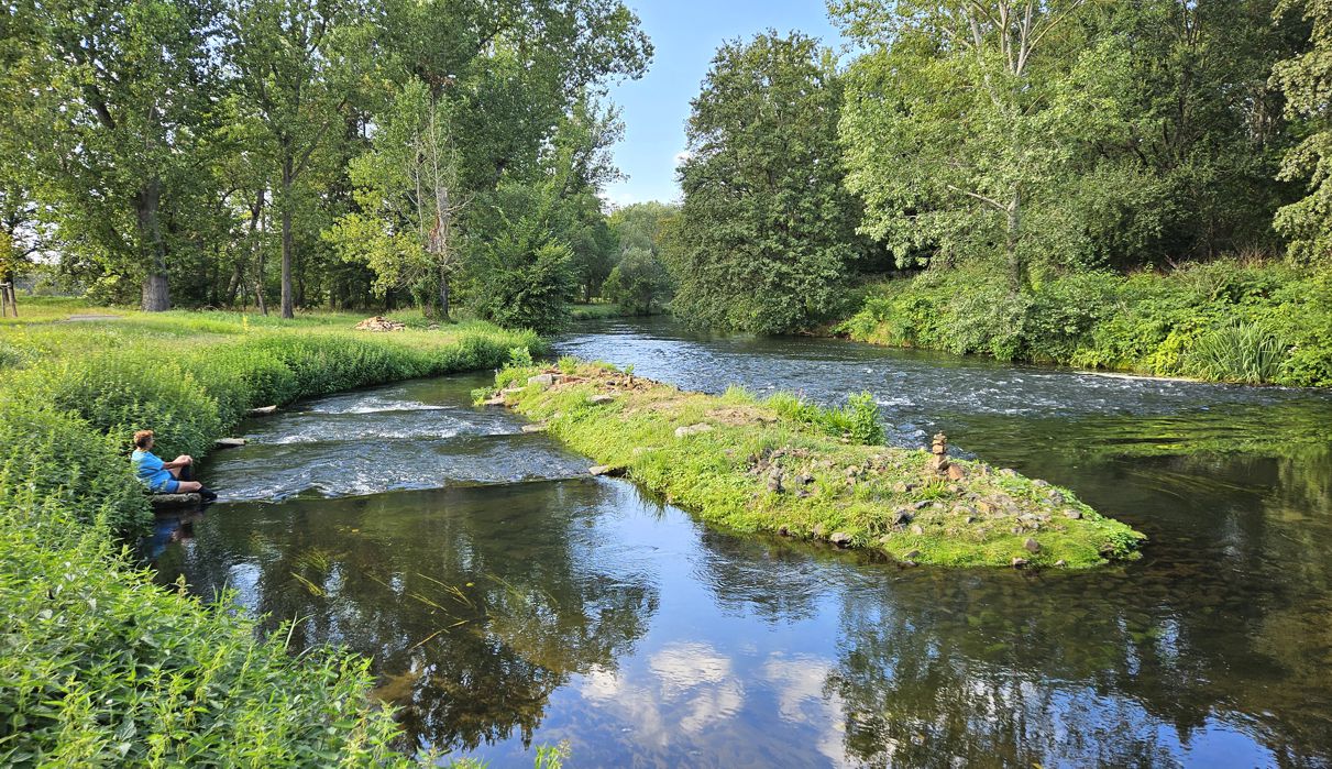 Fußbad in der Spree