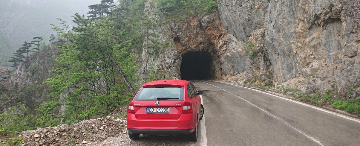 Fahrt zum Camp